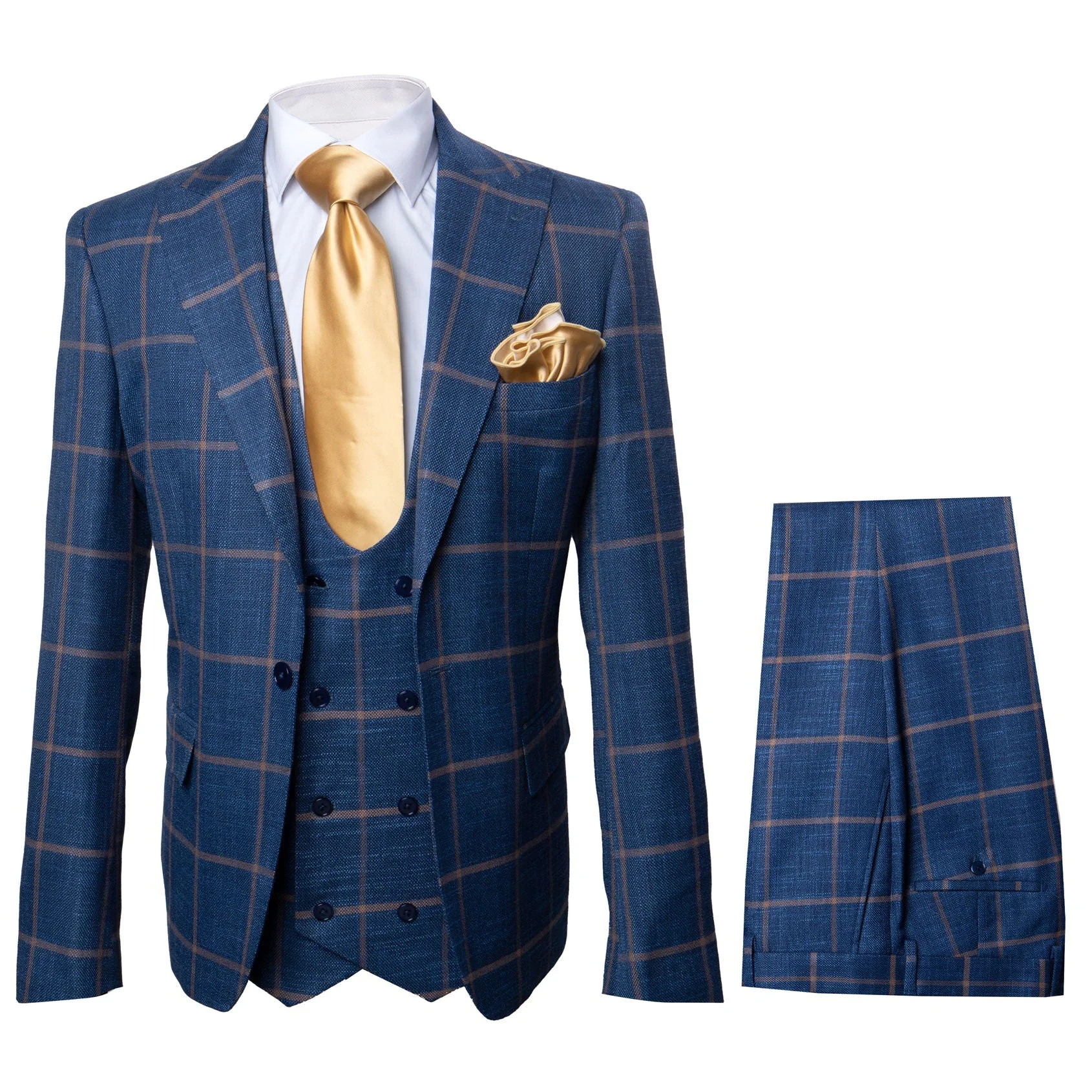 ROSSI MAN SLIM FIT 3 PIECE SUIT MAX RM1840 - Image 9