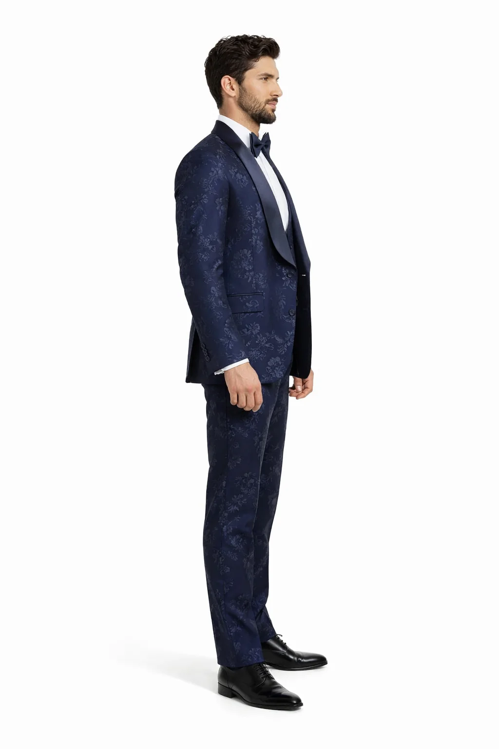Rossi Man 3 Piece Smoking Tuxedo Suit RM1252 – Elegant Formal Wear - Image 4