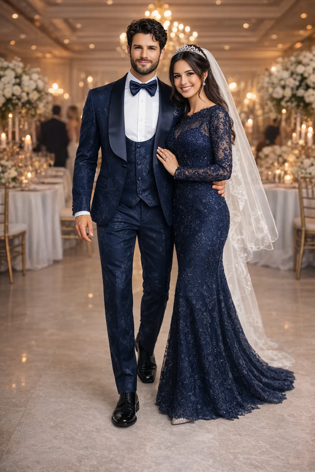 Rossi Man 3 Piece Smoking Tuxedo Suit RM1252 – Elegant Formal Wear - Image 8