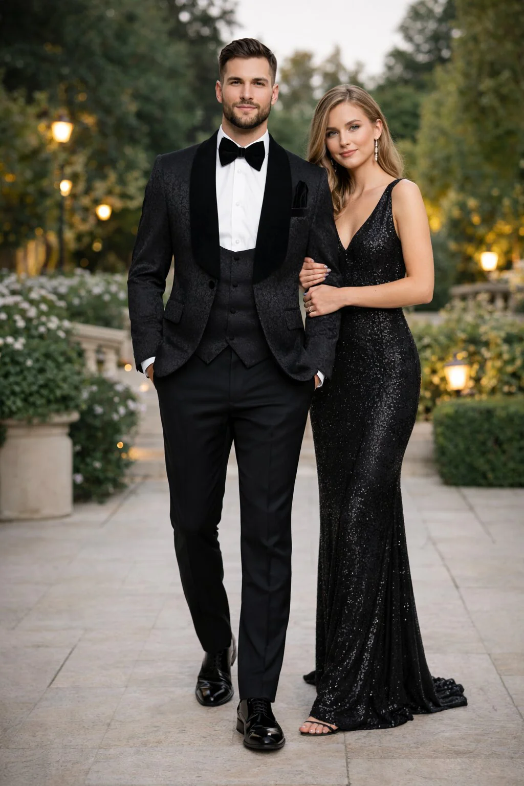 Rossi Man RM1446 – Classic 3-Piece Smoking Style Tuxedo Suit for Men - Image 6