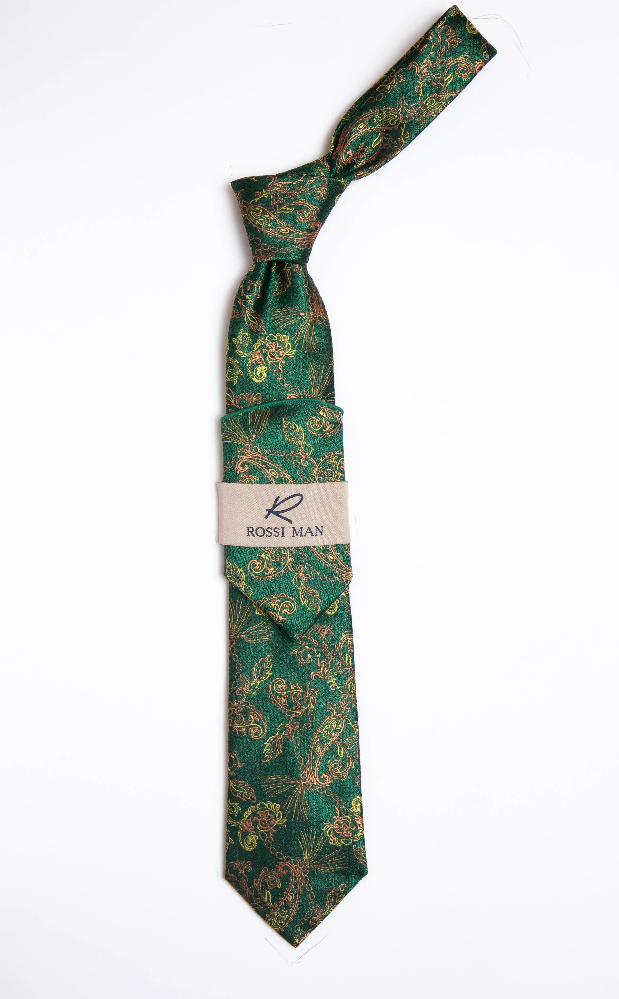 Rossi Man Tie and Pocket Round RMR455-4
