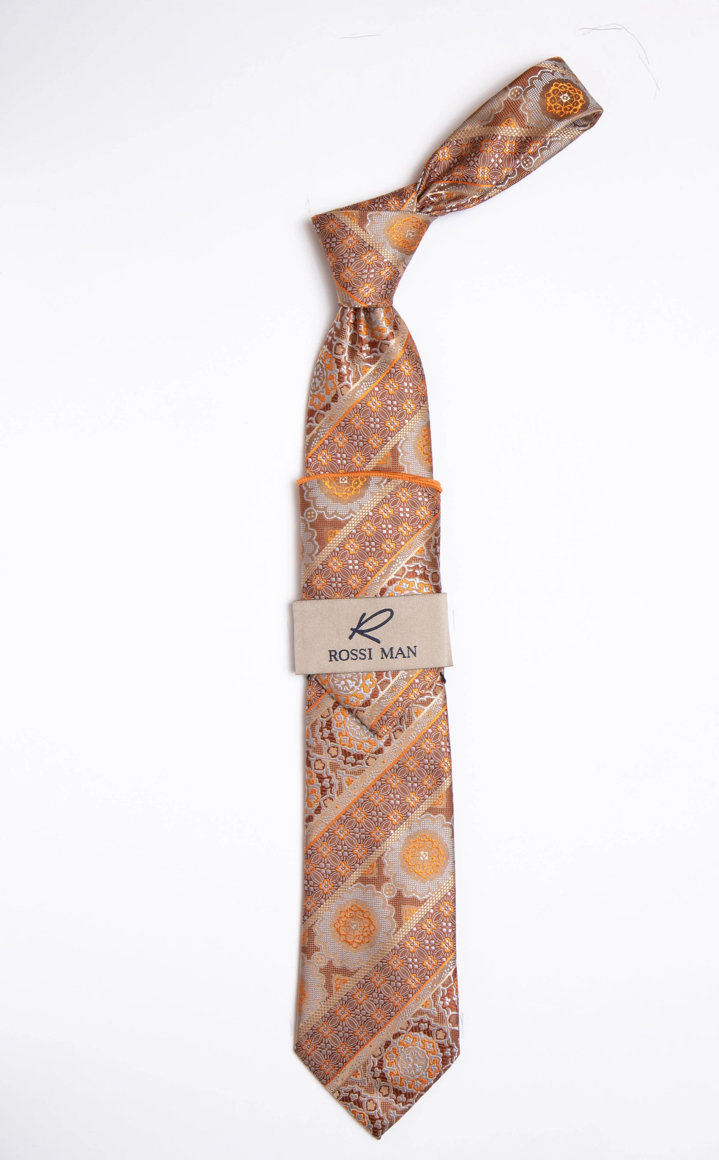 Rossi Man Tie and Pocket Round RMR459-1
