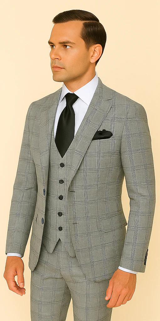 Rossi Man Tom RM1855 – Elegant Men's Tailored Suit for Formal Occasions - Image 4