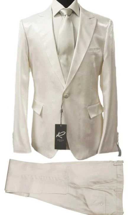 Rossiman White Sateen Suit for Men β High-Shine Formal Elegance - Image 9