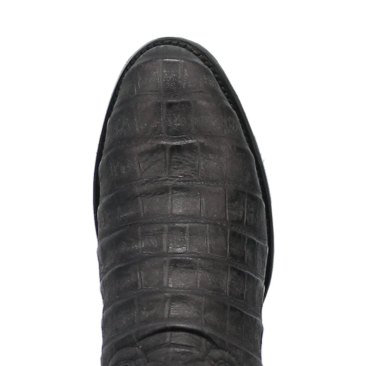 Dingo Round Toe Black Leather Boots - Image 4