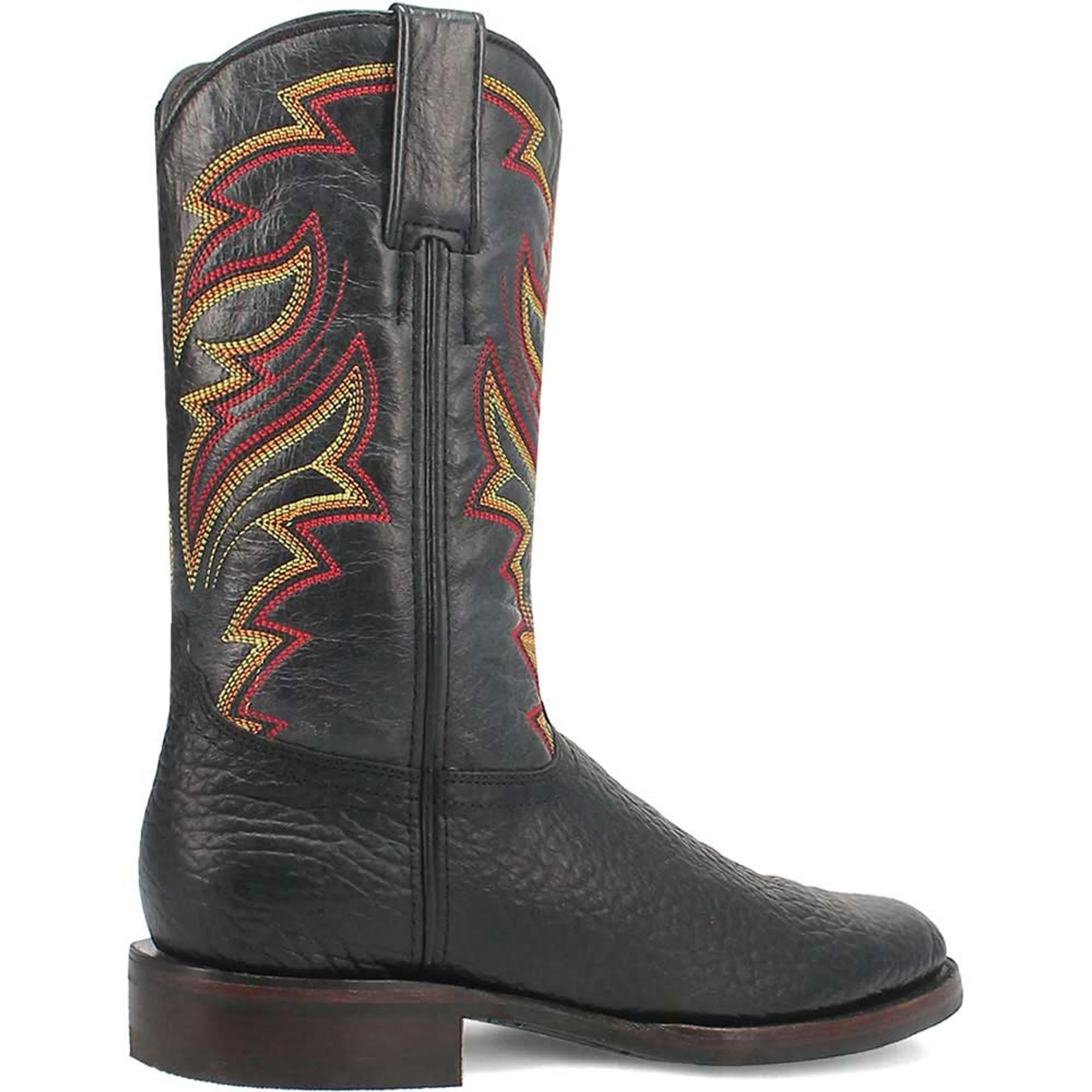 Dingo Round Toe Black Western Leather Boots - Image 8