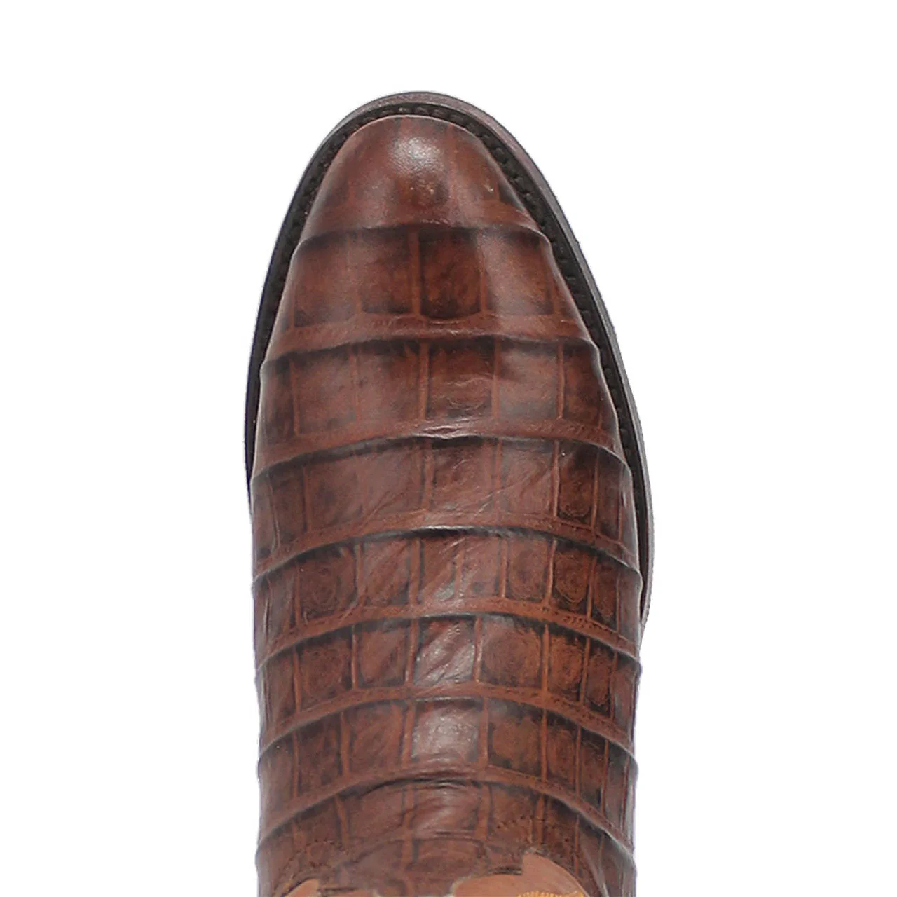 Dingo Round Toe Brown Leather Boots - Image 4