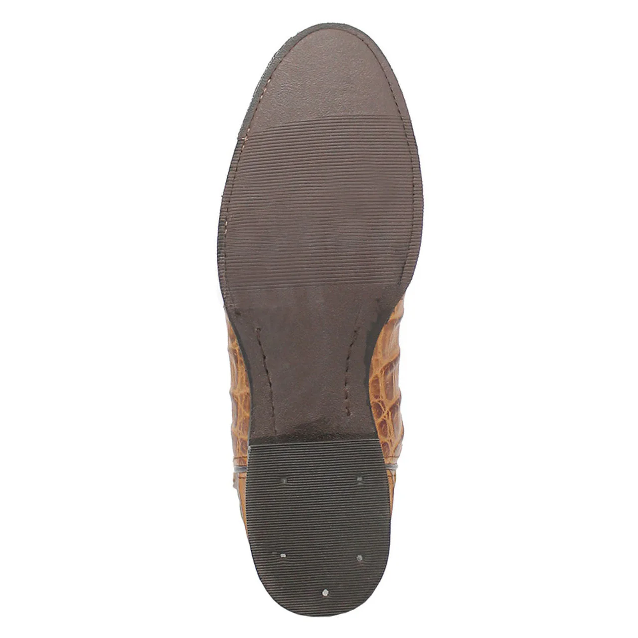 Dingo Round Toe Tan Leather Boots - Image 4