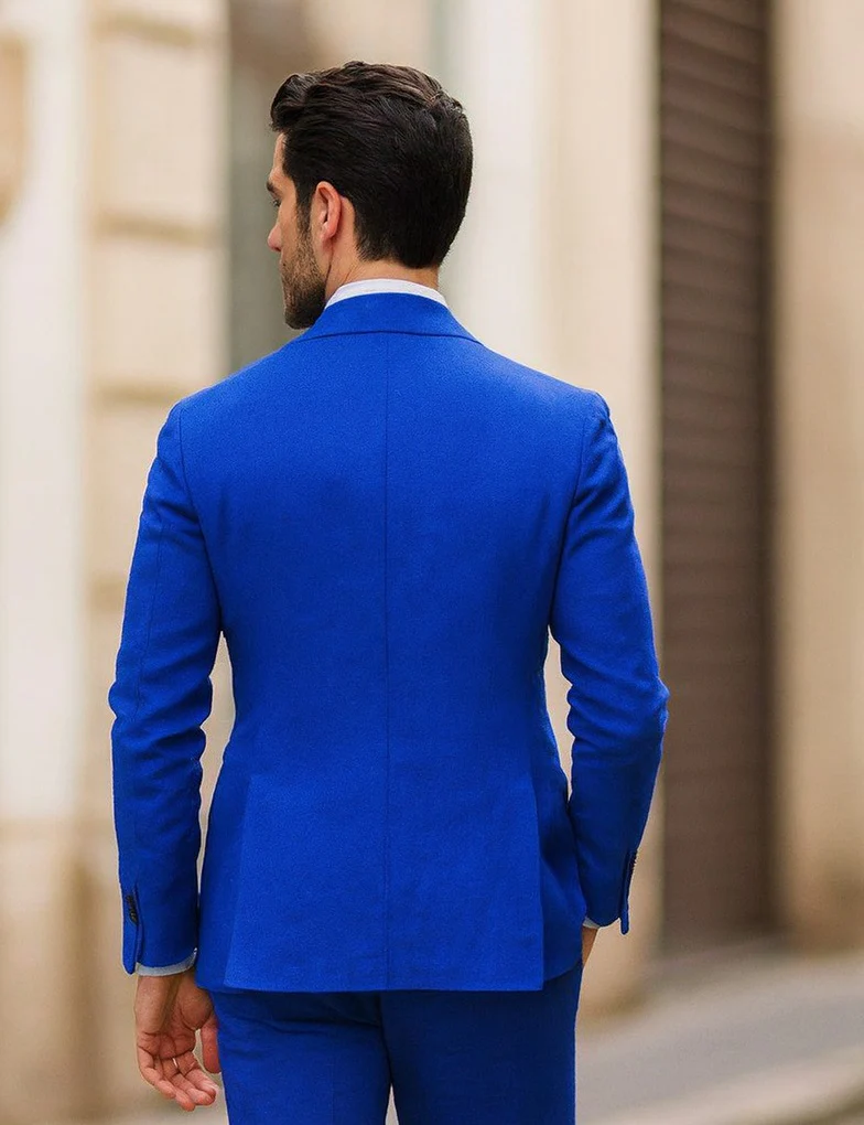 Royal Blue Suit - Royal Blue Tiffany Color - Image 8