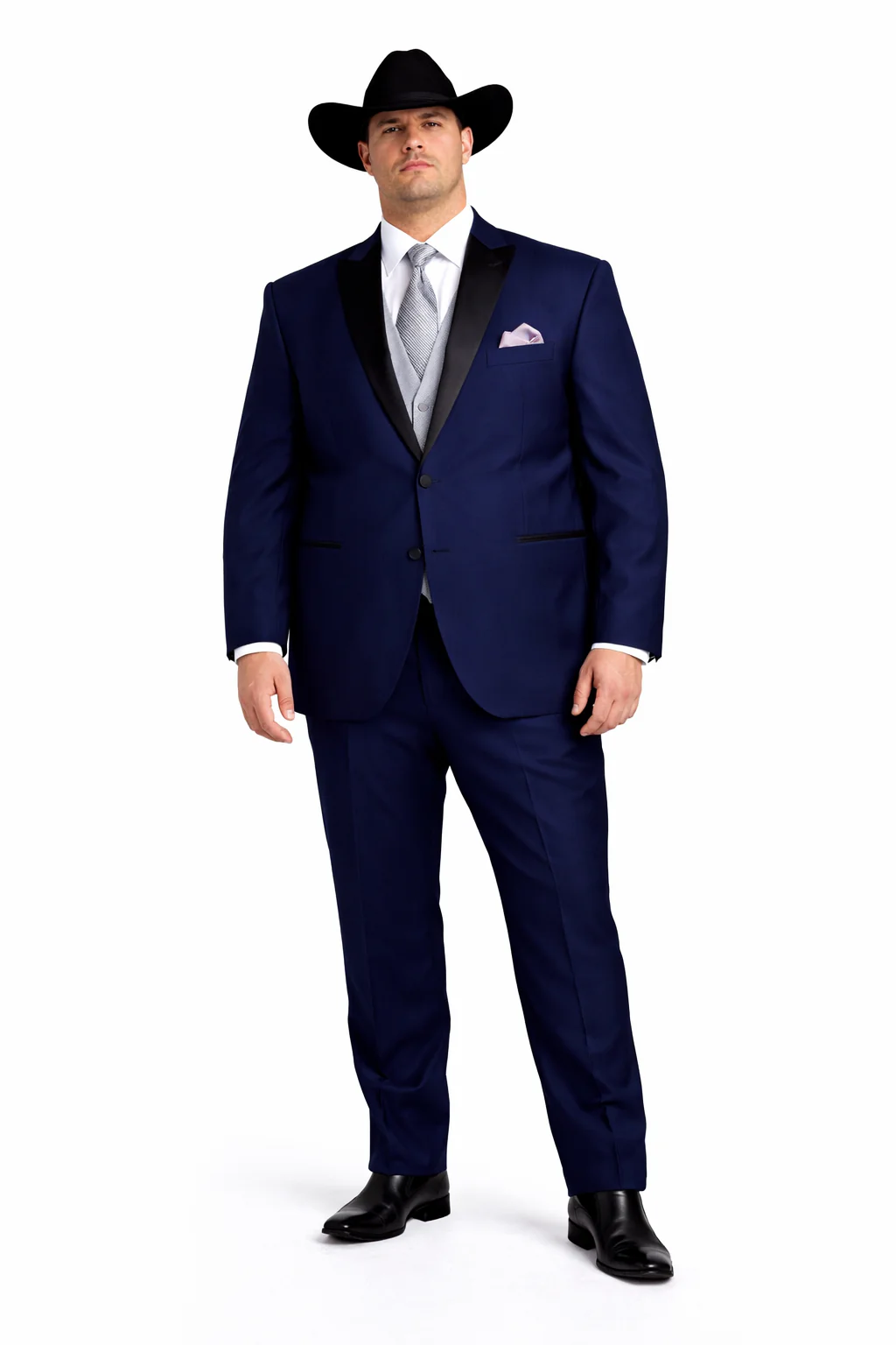 Smoking Traje - Esmoquin - Smoking Para Hombre - Navy Tuxedo - Image 7