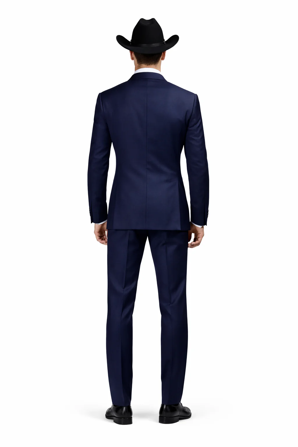 Smoking Traje - Esmoquin - Smoking Para Hombre - Slim Fit Trajes De Novio Navy Tuxedo - Image 2