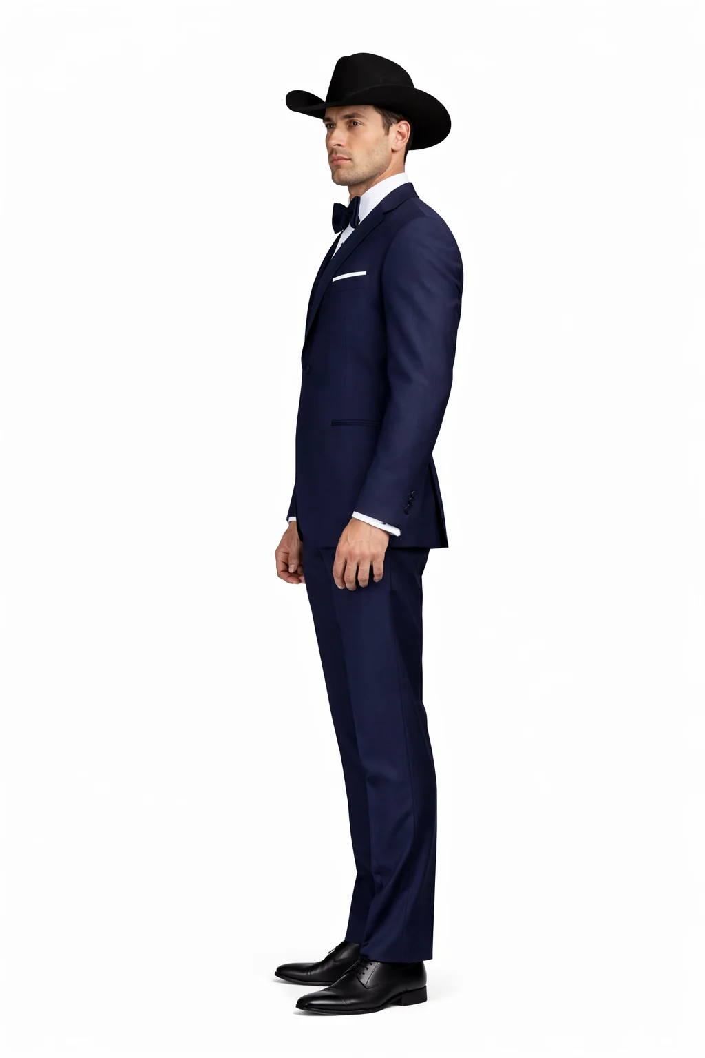 Smoking Traje - Esmoquin - Smoking Para Hombre - Slim Fit Trajes De Novio Navy Tuxedo - Image 3