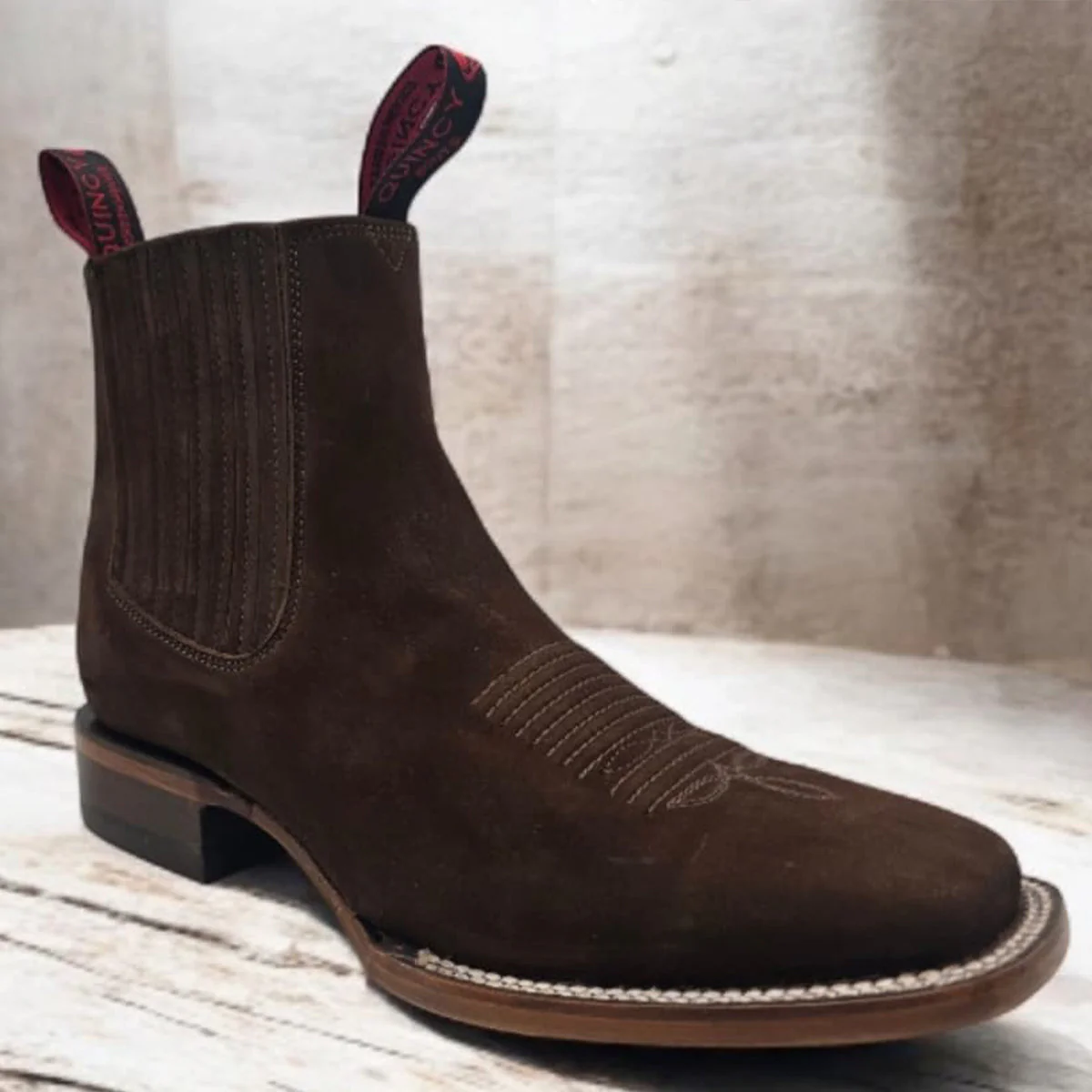 Square Toe Chelsea Boots - Image 2