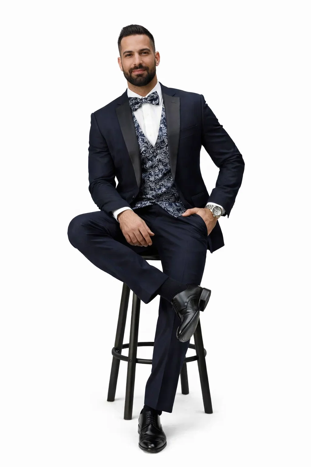 Statement Suits Navy - Image 3