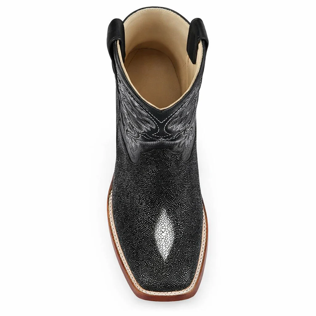 Men’s Square Toe Stingray Boots – Luxury Exotic Leather Footwear - By Los Altos Boot - Image 3