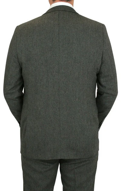 Stinson Tweed Suit - Gray Herringbone - Image 3