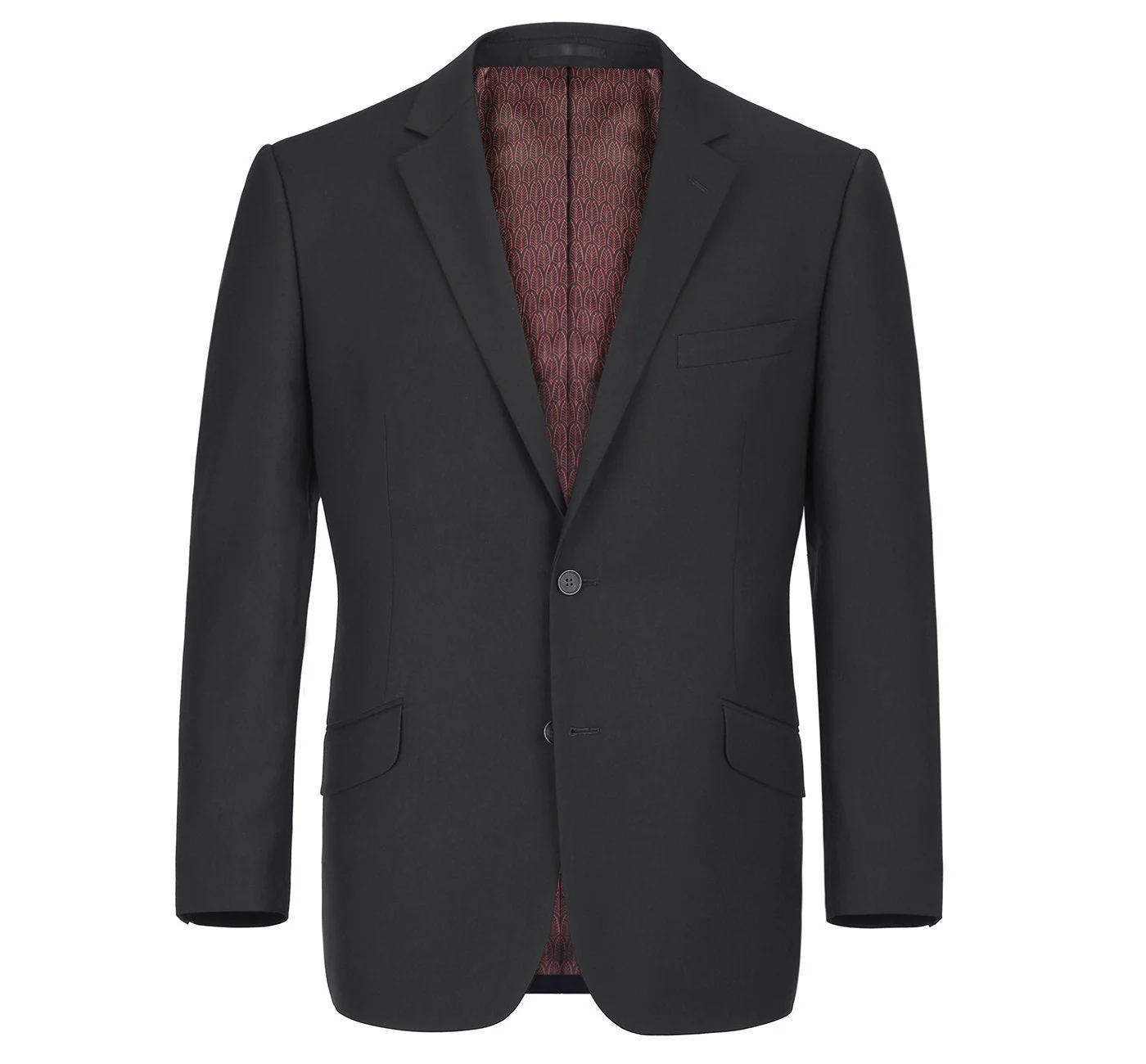 Renoi Designer Suit 2110-1 Men's Slim Fit Solid Stretch 2-Piece Suit - Image 3