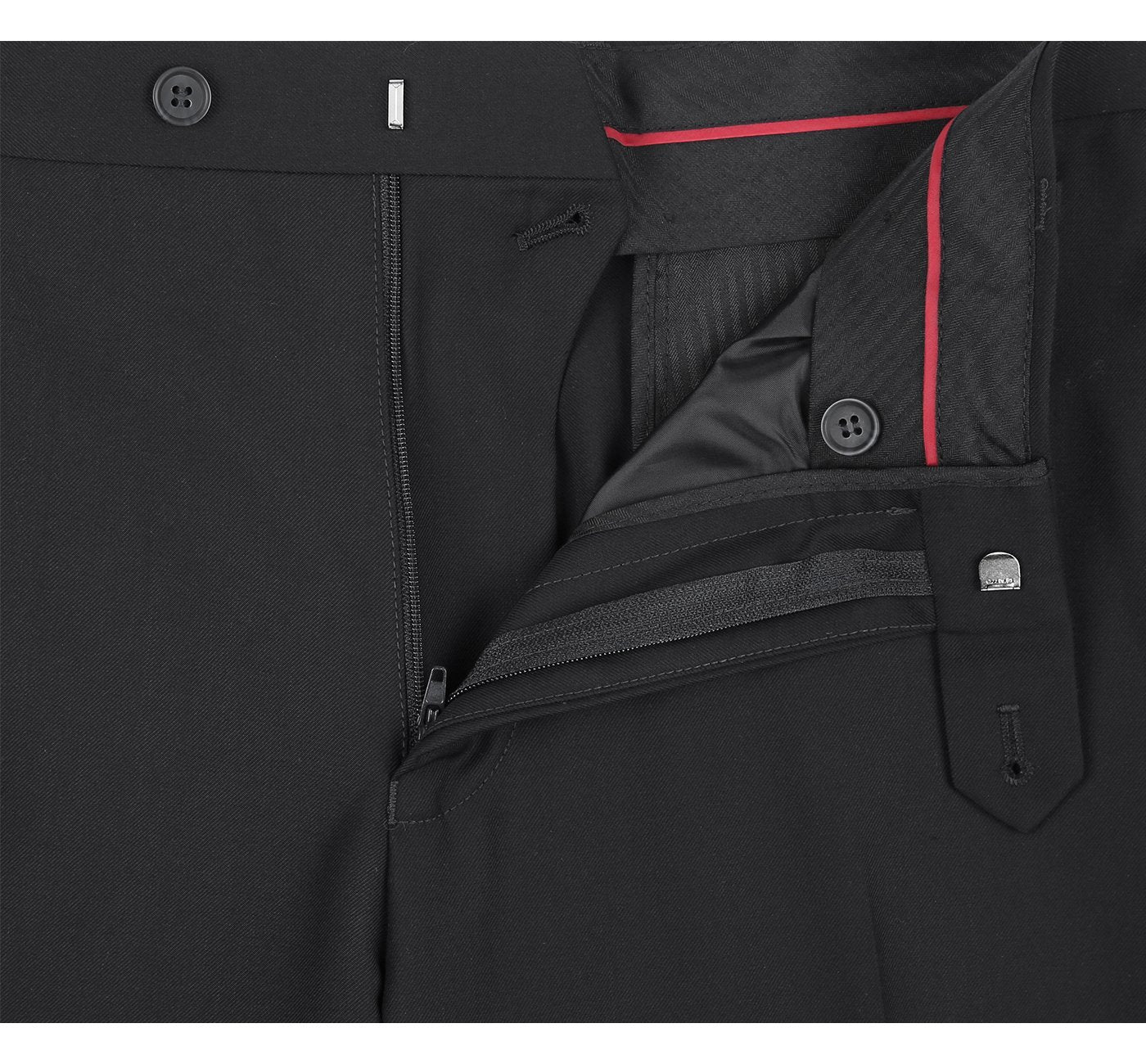 Renoi Designer Suit 2110-1 Men's Slim Fit Solid Stretch 2-Piece Suit - Image 8