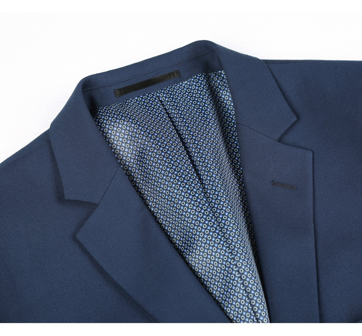 Renoi Designer Suit 2110-19 Men's Slim Fit Solid Stretch 2-Piece Suit - Image 5