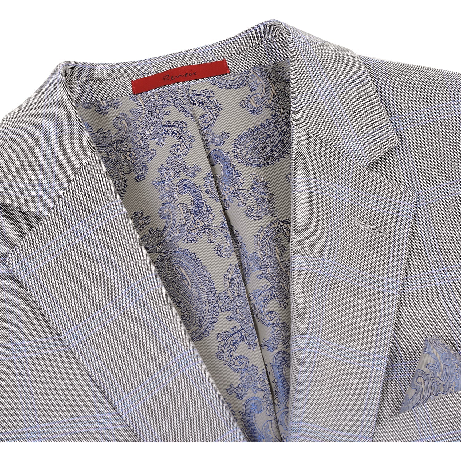 Renoi Designer Suit 293-53 Men's Classic Fit Suits - Image 4
