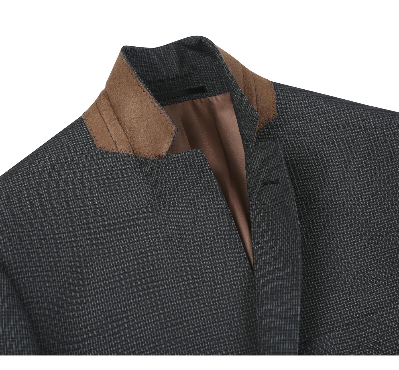 Renoi Designer Suit 293-9 Men's Two Piece Slim Fit Stretch Dress Suit - Image 4