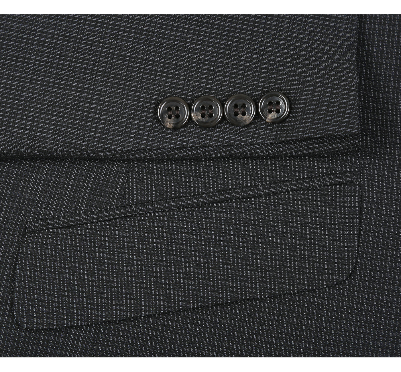 Renoi Designer Suit 293-9 Men's Two Piece Slim Fit Stretch Dress Suit - Image 5