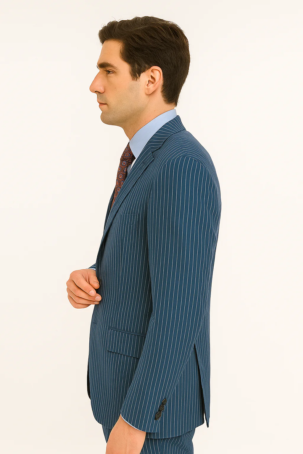 Teal Suit - Dark Teal Suit - Teal Blue Suit - Image 3