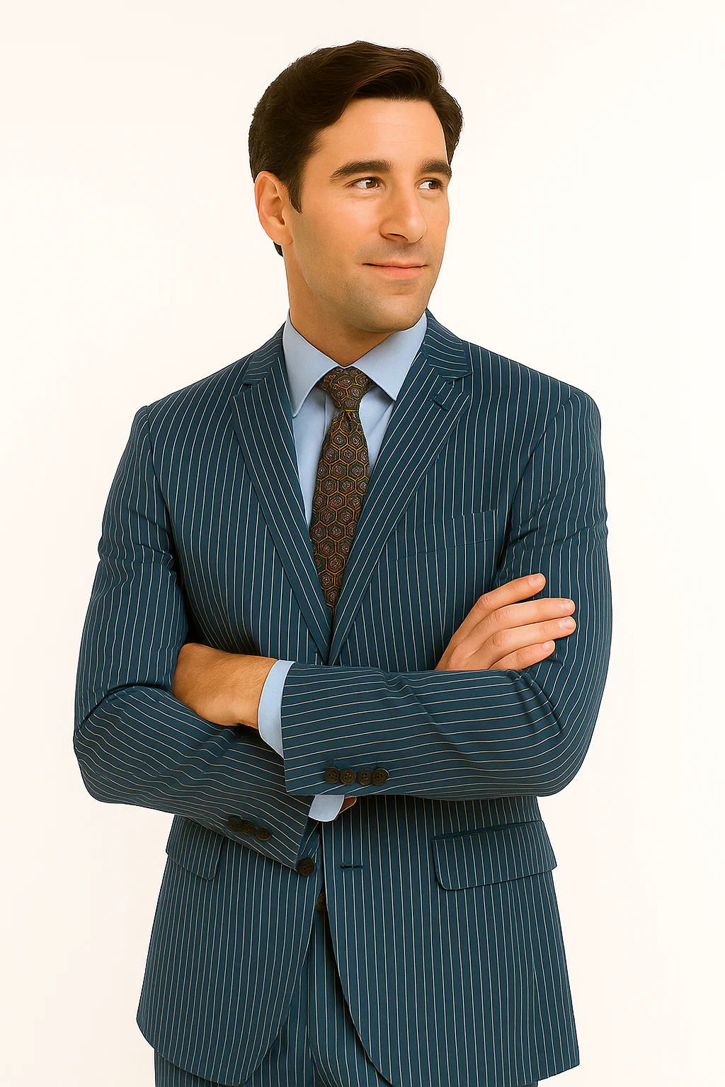 Teal Suit - Dark Teal Suit - Teal Blue Suit - Image 6