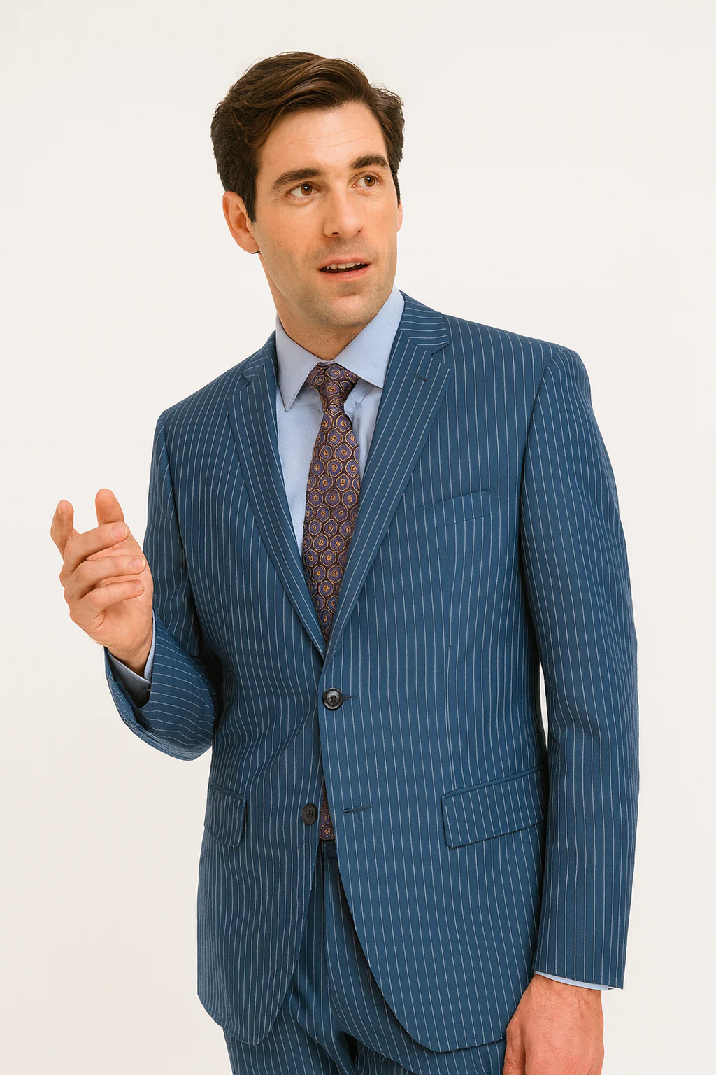 Teal Suit - Dark Teal Suit - Teal Blue Suit - Image 7