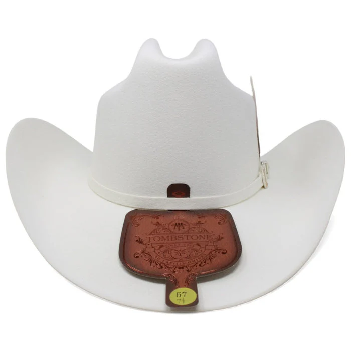 Texana Tombstone Estilo Dos Carnales 20X Color Blanco - Image 2