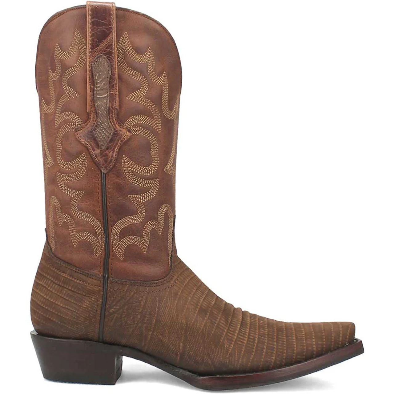 Dingo The Duke Brown Snip Leather Western Boots - Image 2