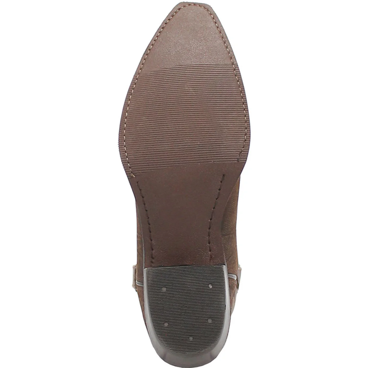 Dingo The Duke Brown Snip Leather Western Boots - Image 5