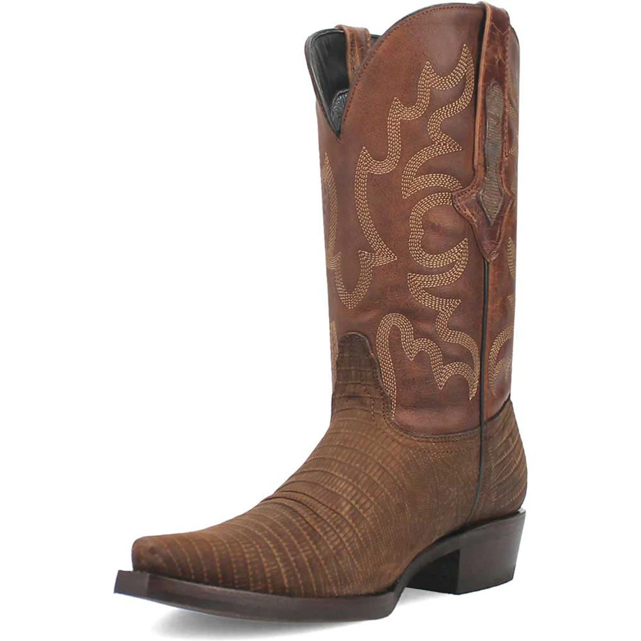 Dingo The Duke Brown Snip Leather Western Boots - Image 6