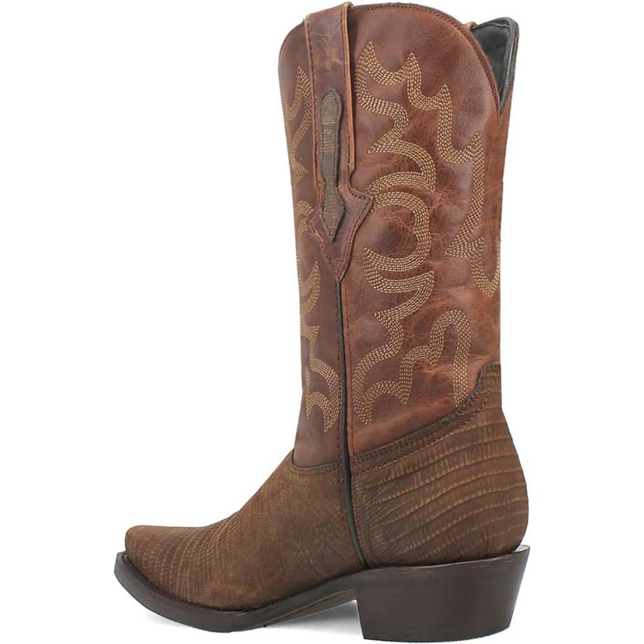 Dingo The Duke Brown Snip Leather Western Boots - Image 7