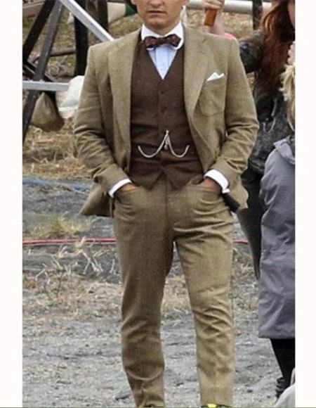 The Great Gatsby Tobey Maguire Suits - Mens Great Gatsby Costume