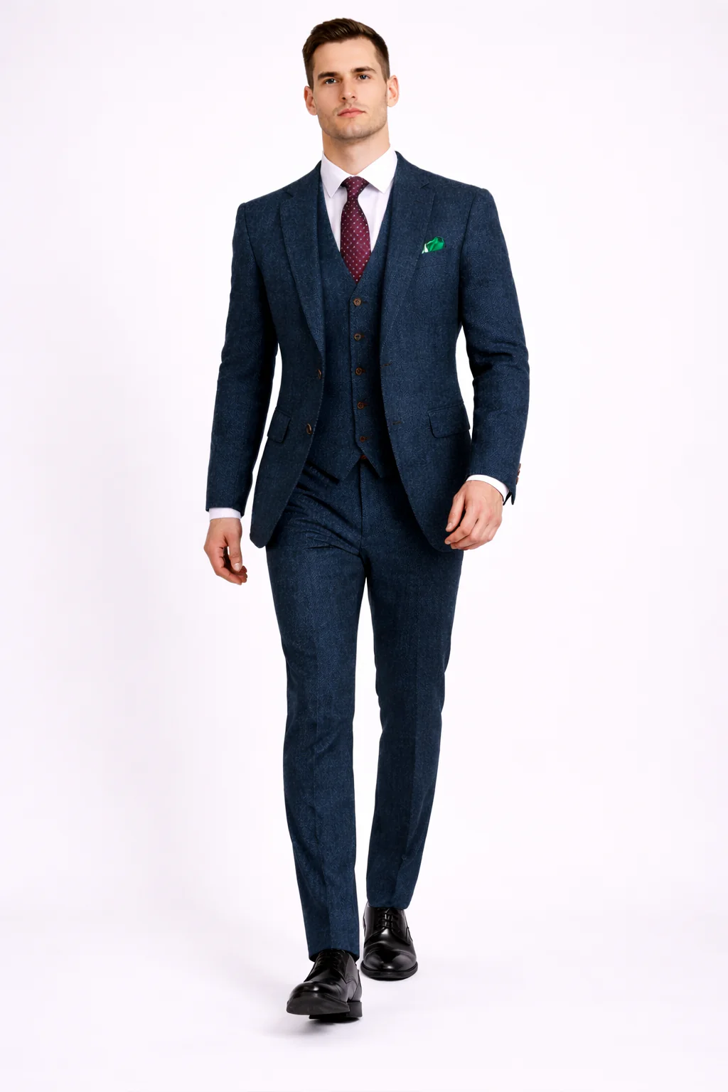 Thomas Shelby Suit - Peaky Blinders Blue Wedding Suits - Image 4