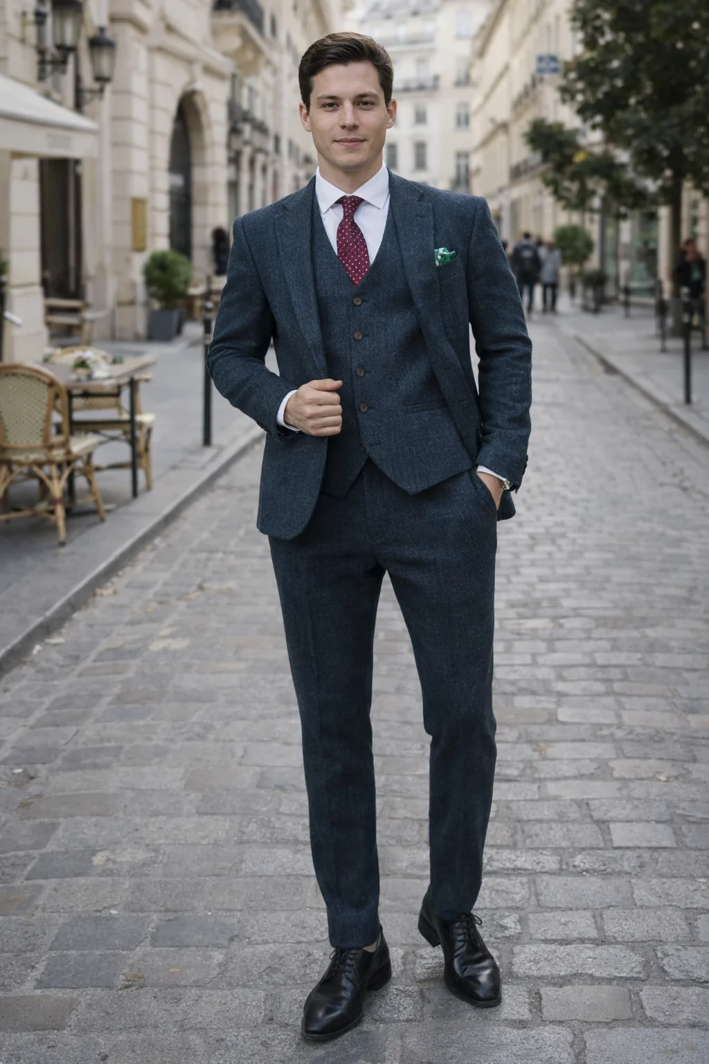 Thomas Shelby Suit - Peaky Blinders Blue Wedding Suits - Image 5