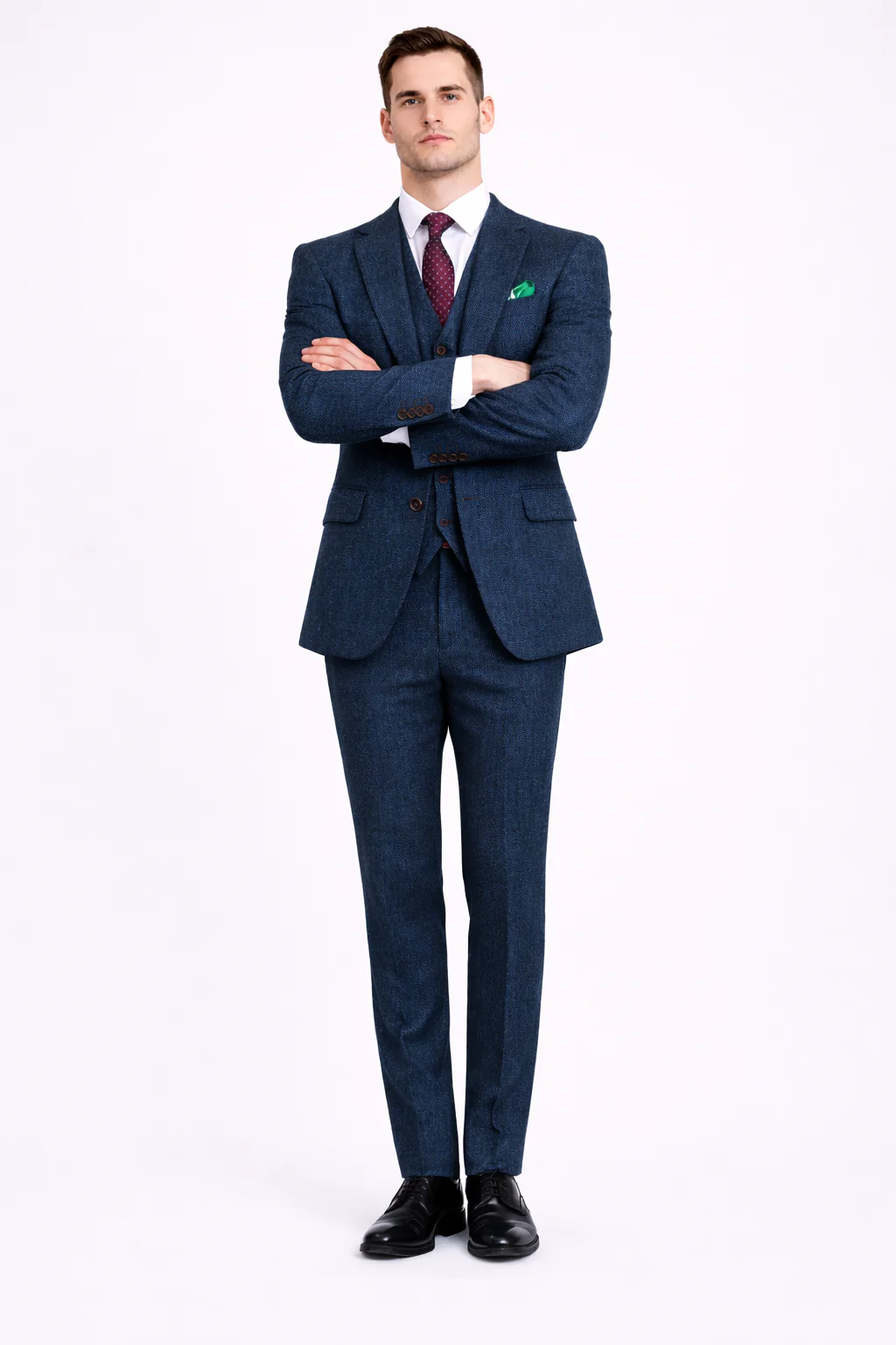 Thomas Shelby Suit - Peaky Blinders Blue Wedding Suits - Image 6