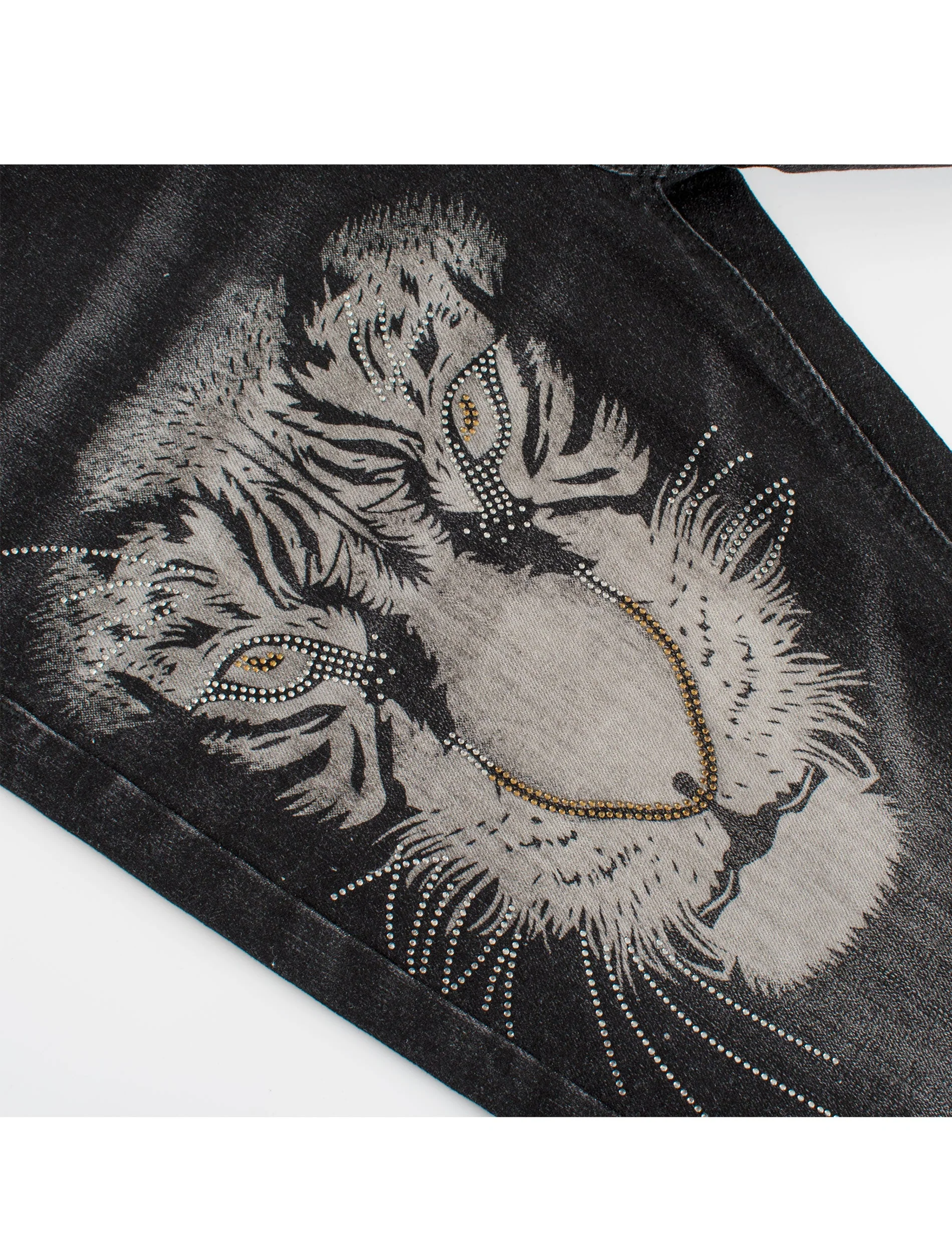 Tigger Motif on Skinny black denim - Image 3