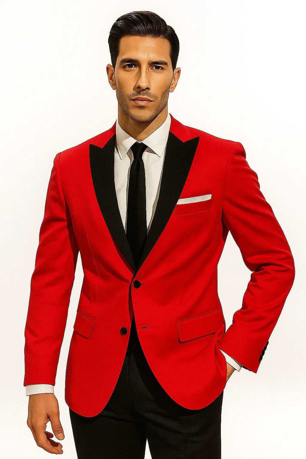 Velour Men'S Blazer Jacket Velvet Velour Cheap Priced For Men Formal Tuxedo Jacket Sport Coat Two Tone Trimming Notch Collar Tuxedo Hot Red - Image 2