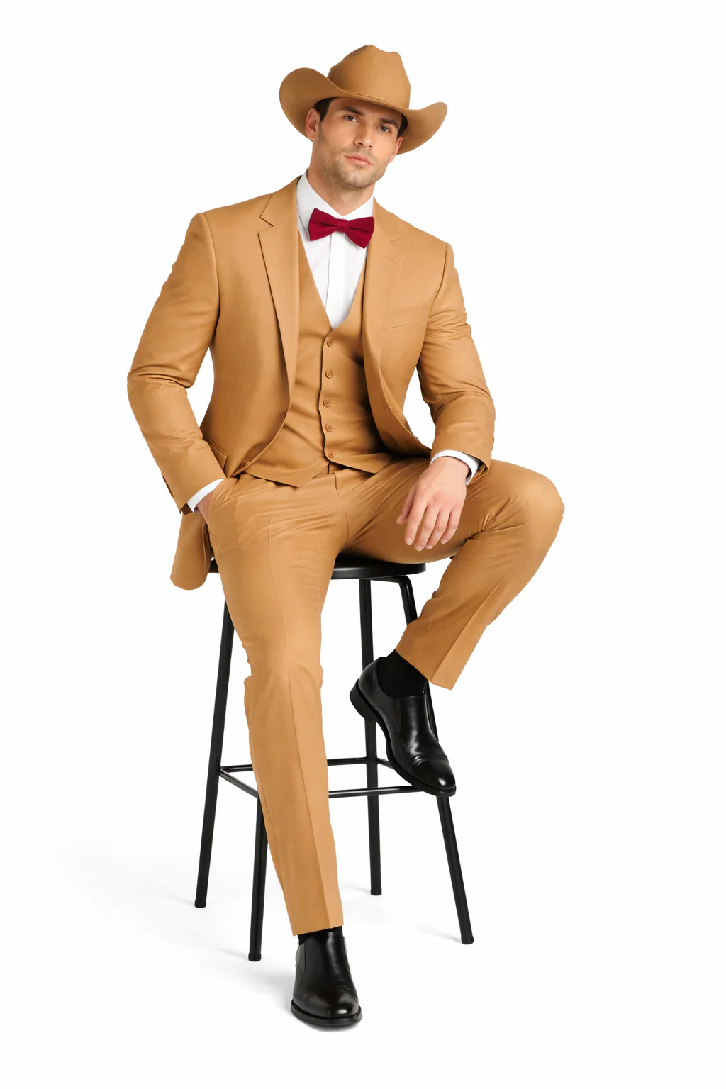 Western Suit - Tan Cowboy Tuxedo - Traje Para Hombre - Image 4