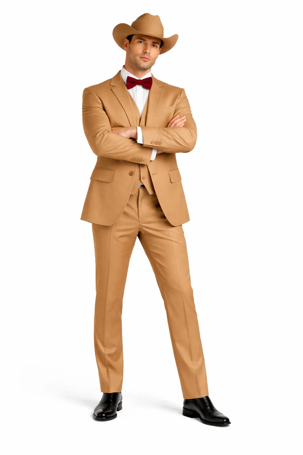 Western Suit - Tan Cowboy Tuxedo - Traje Para Hombre - Image 5