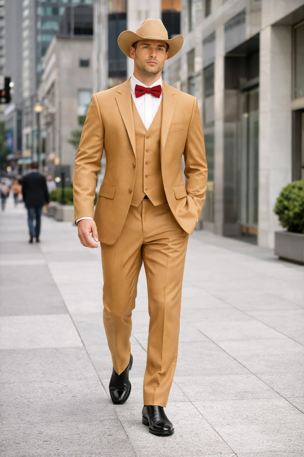 Western Suit - Tan Cowboy Tuxedo - Traje Para Hombre - Image 8