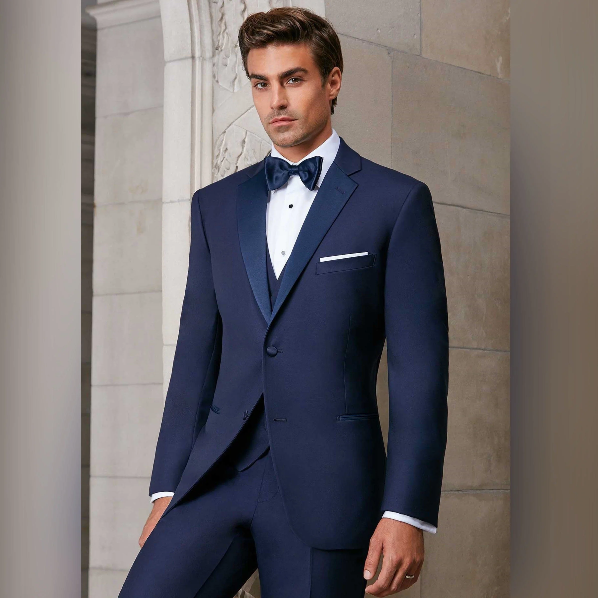 Western Suit - Trajes Para Hombres - Cowboy Formal Attire - Trajes De Novio - Blue - Image 9