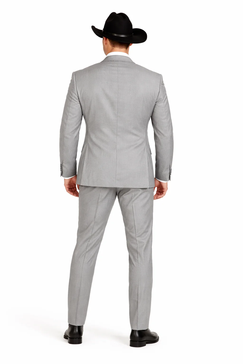 Western Suit - Trajes Para Hombres - Cowboy Formal Attire - Trajes De Novio - Grey - Image 2