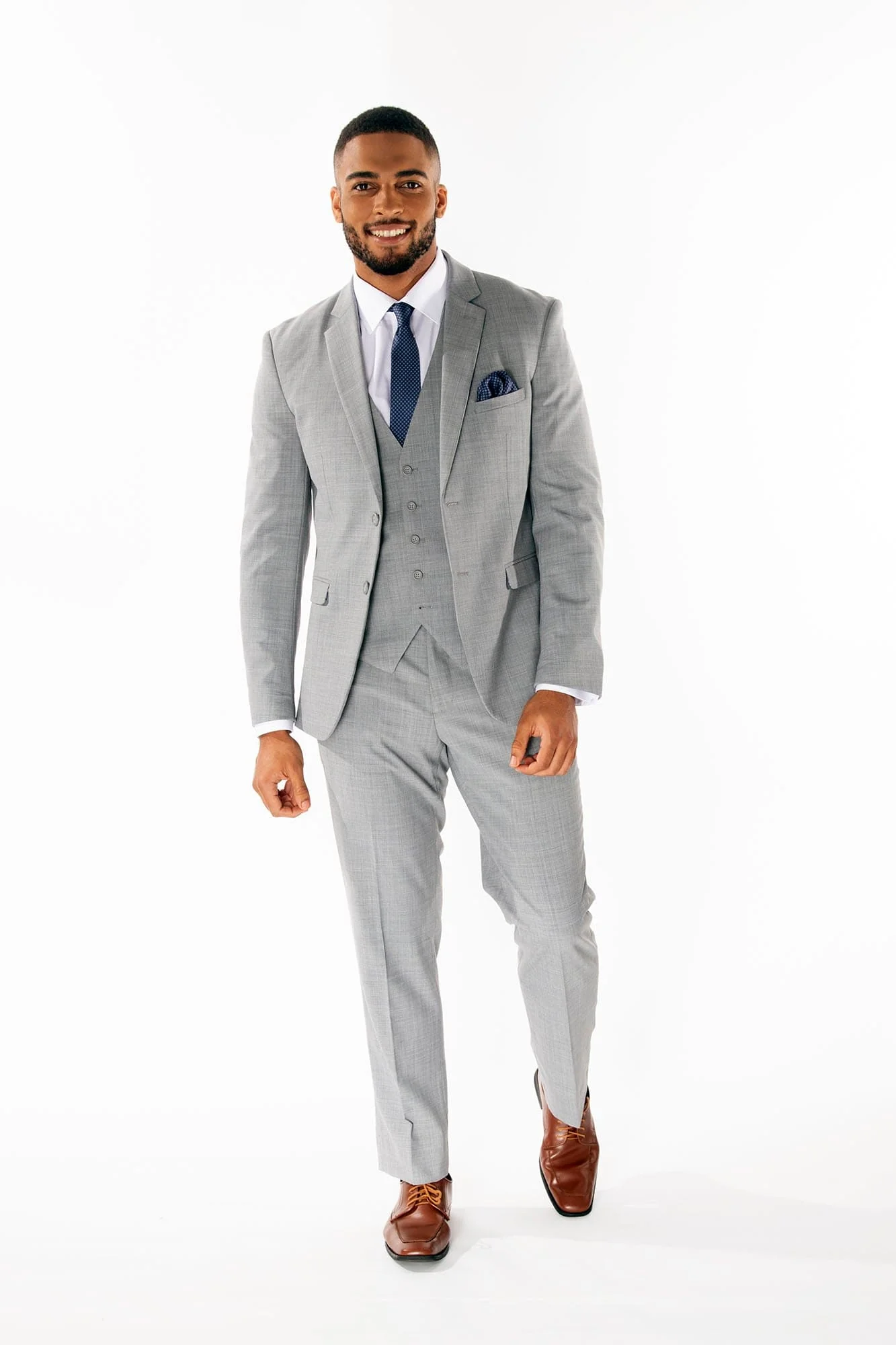 Western Suit - Trajes Para Hombres - Cowboy Formal Attire - Trajes De Novio - Grey - Image 9