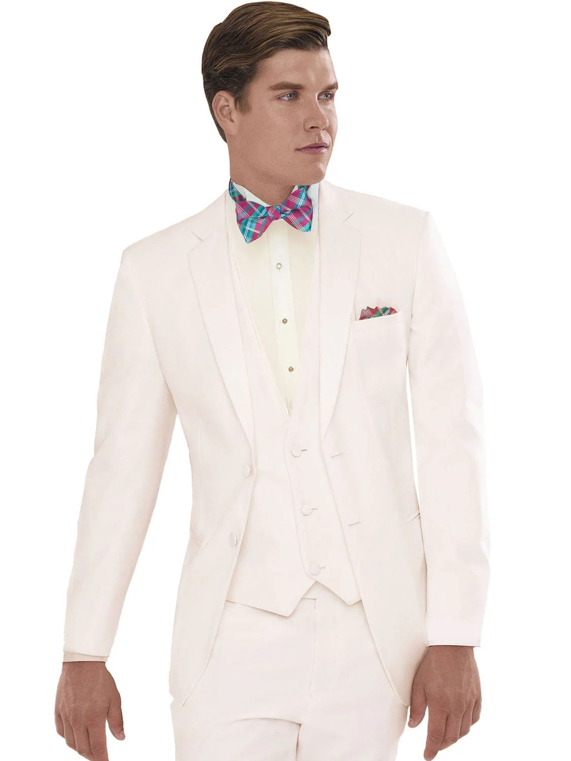Western Suit - Trajes Para Hombres - Cowboy Formal Attire - Trajes De Novio - Ivory - Image 9