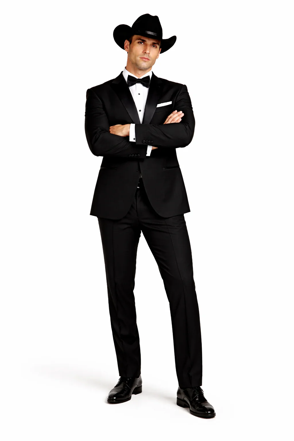 Western Suit - Trajes Para Hombres - Cowboy Formal Attire - Trajes De Novio Notch Lapels - Black - Image 5