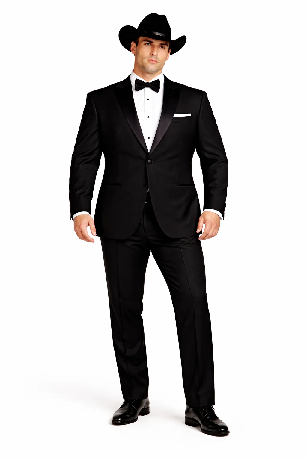 Western Suit - Trajes Para Hombres - Cowboy Formal Attire - Trajes De Novio Notch Lapels - Black - Image 7