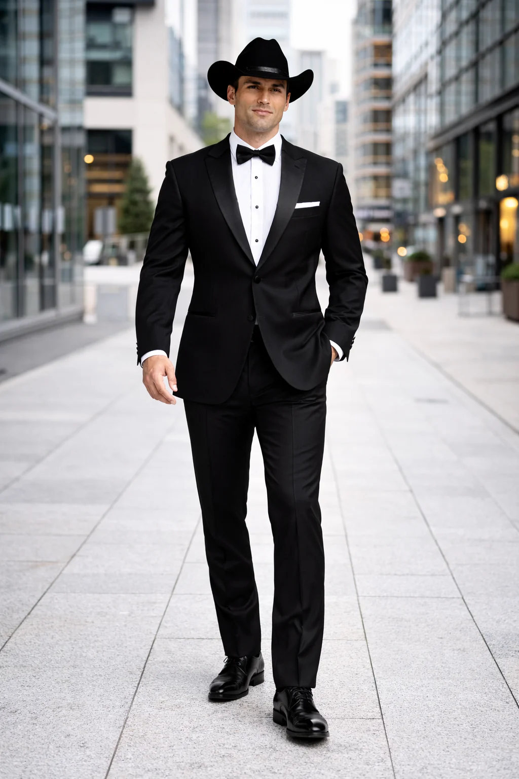 Western Suit - Trajes Para Hombres - Cowboy Formal Attire - Trajes De Novio Notch Lapels - Black - Image 8